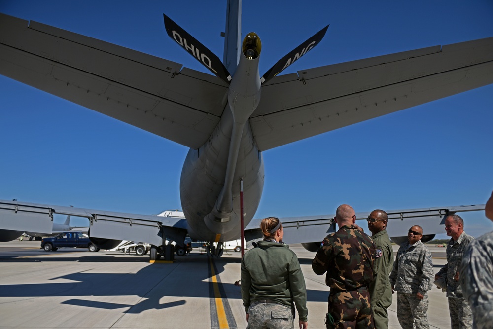 121st ARW hosts Hungarian army sergeant major