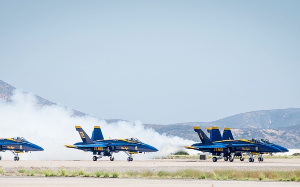 Blue Angels performs at Miramar air show