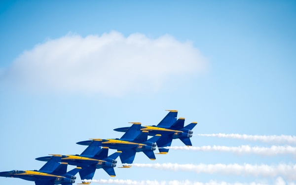 Blue Angels performs at Miramar air show