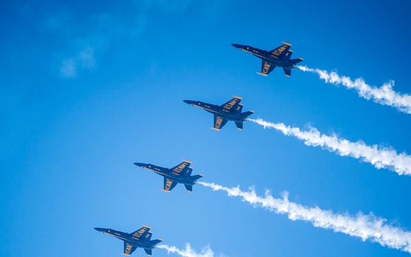 Blue Angels performs at Miramar air show