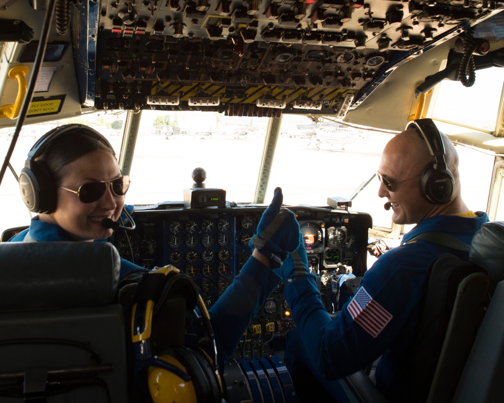 For female Blue Angels, sky's the limit