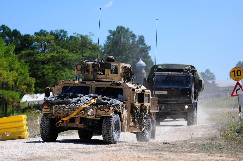 Gunner protects convoy at JRTC