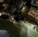 US Marines perform maintenance at sea
