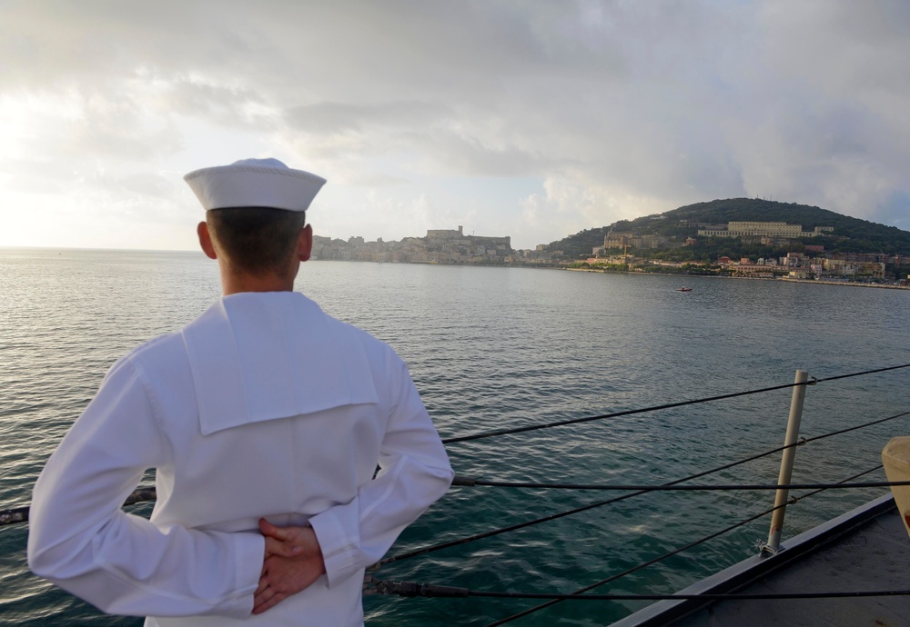 USS Mount Whitney action