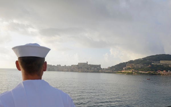 USS Mount Whitney action