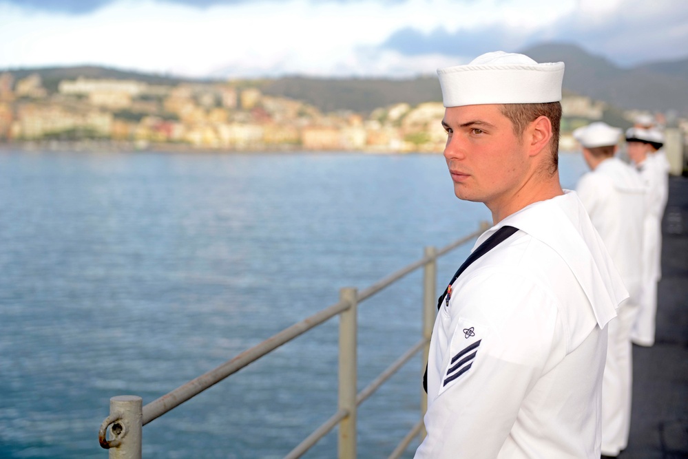 USS Mount Whitney action