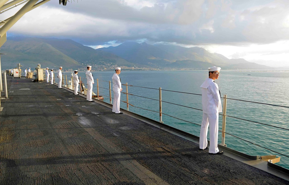 USS Mount Whitney action