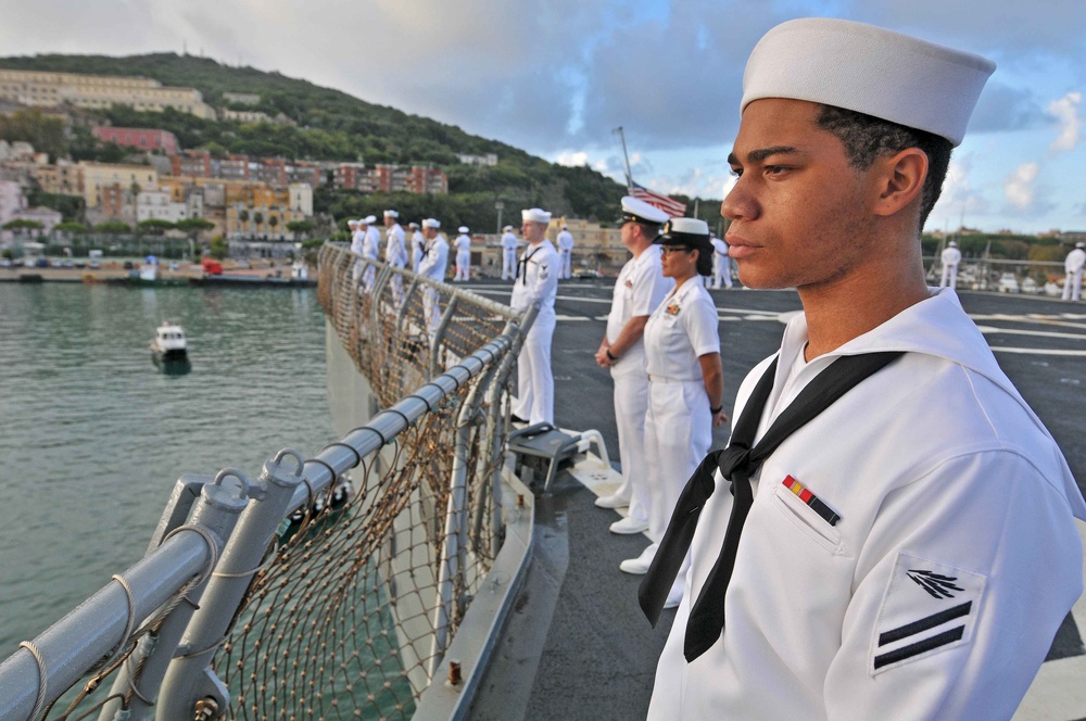 USS Mount Whitney action