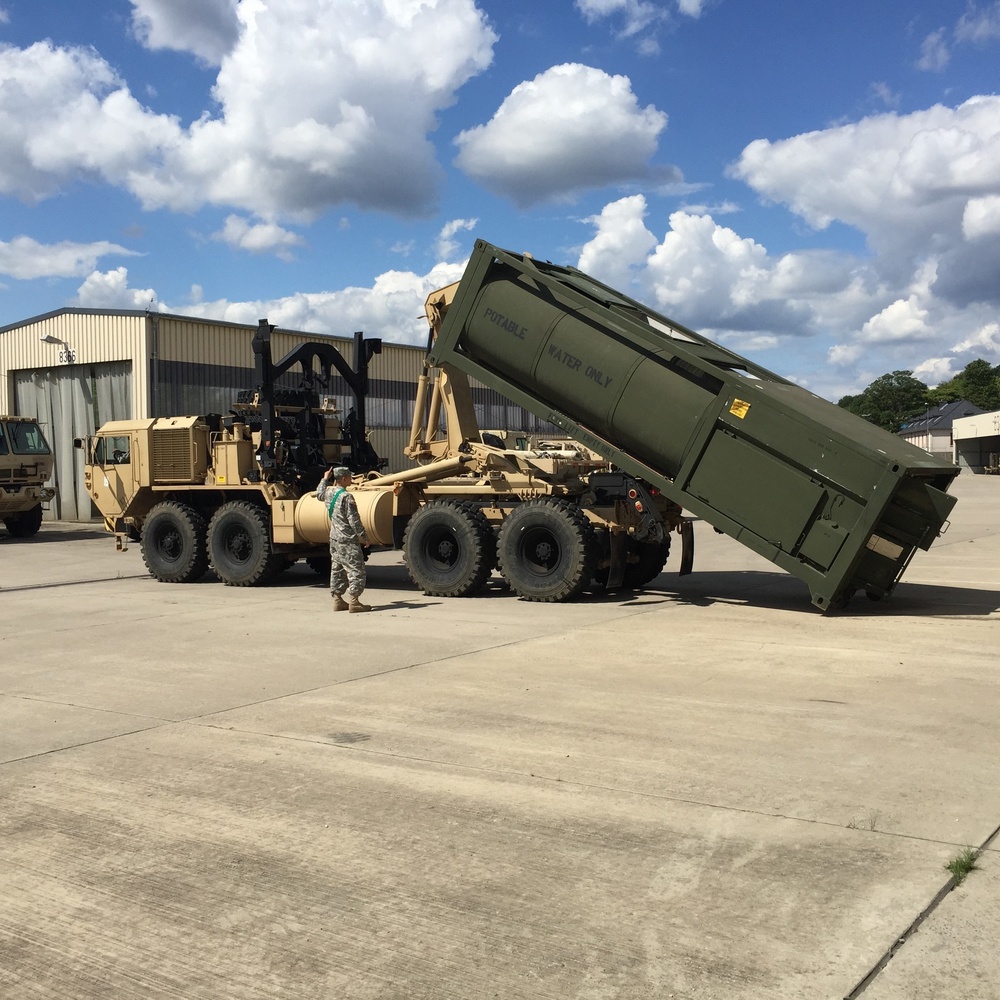 240th Quartermaster Support Co. trains on new fuel and water equipment