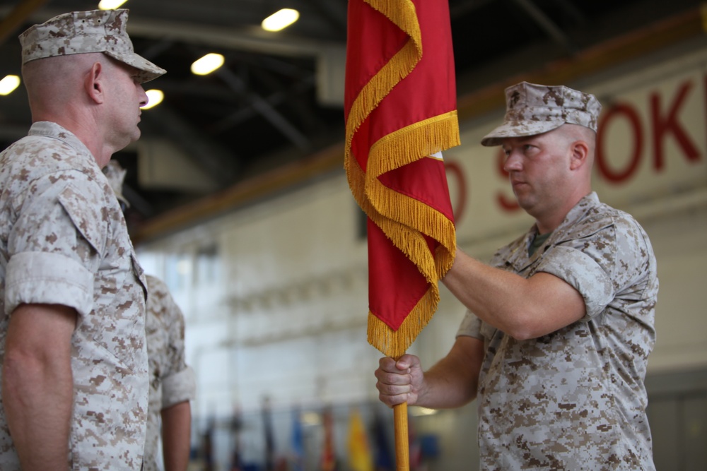 Otis Marines welcome new commanding officer