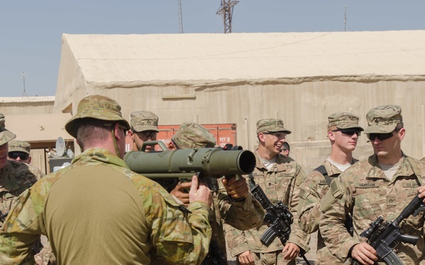 Task Force Summit Soldiers, Australian security forces conduct joint training