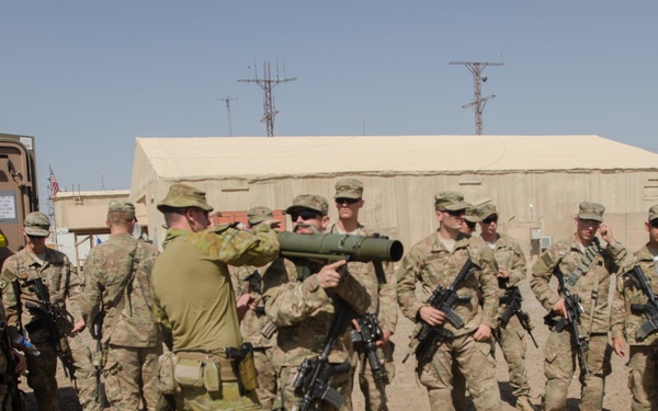 Task Force Summit Soldiers, Australian security forces conduct joint training