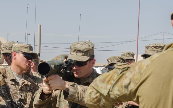 Task Force Summit Soldiers, Australian security forces conduct joint training