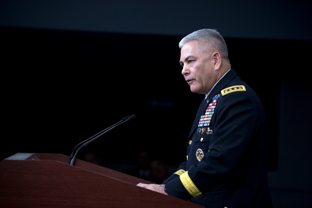 Gen. Campbell press briefing