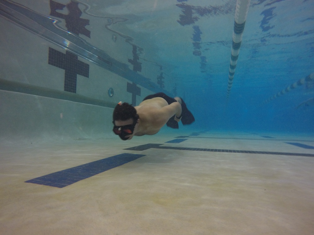Rescue swimmer training