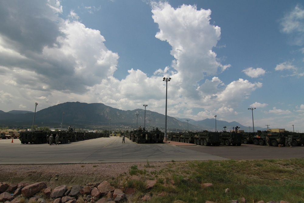 Strykers from Colorado to California