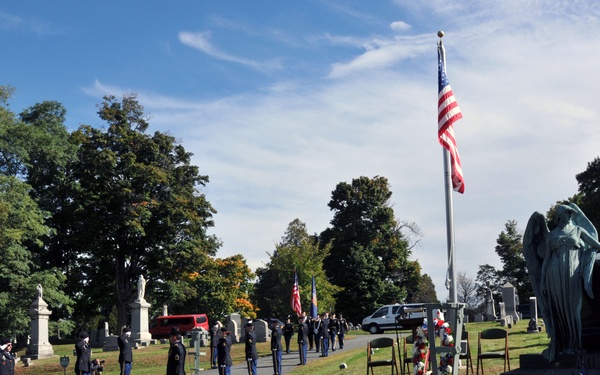 New York National Guard honors President Chester Arthur