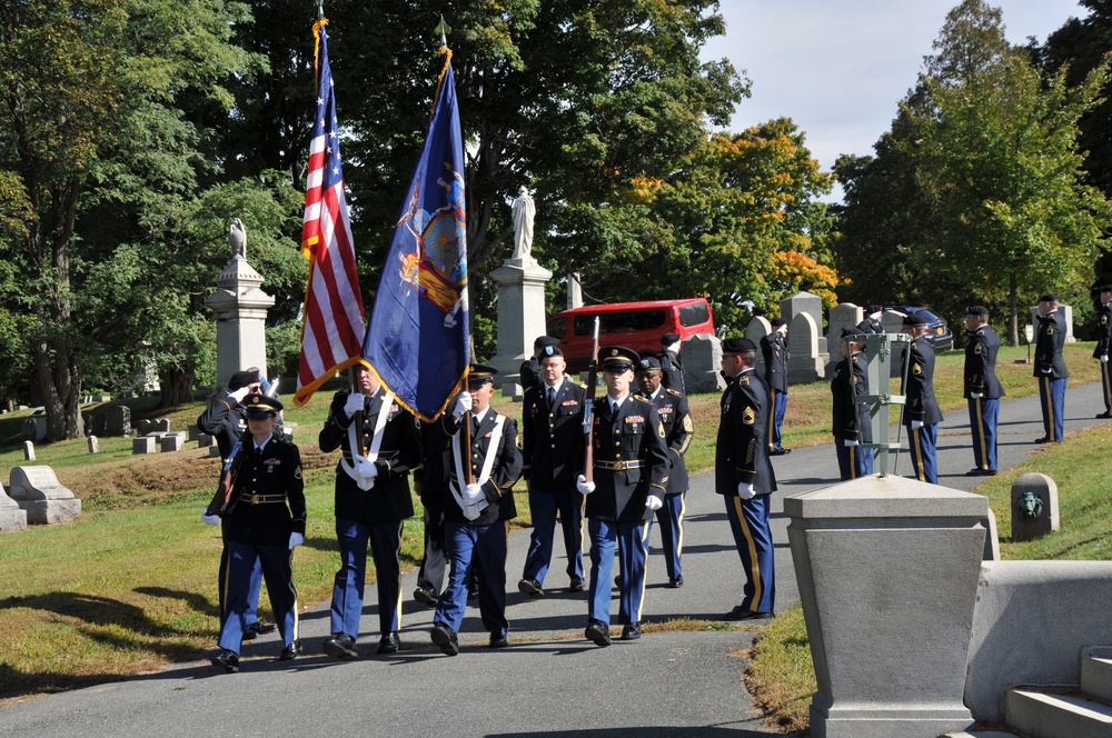 New York National Guard honors President Chester Arthur