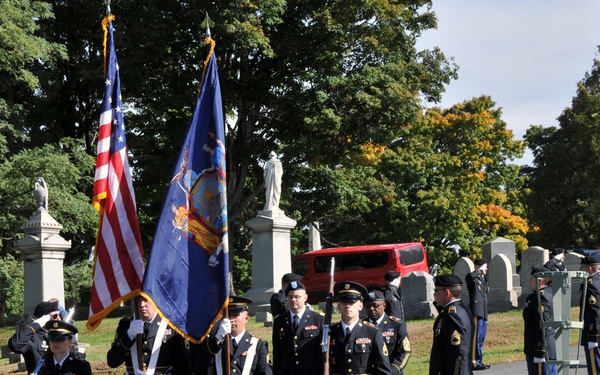 New York National Guard honors President Chester Arthur