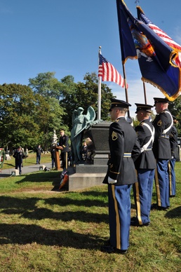 New York National Guard honors President Chester Arthur