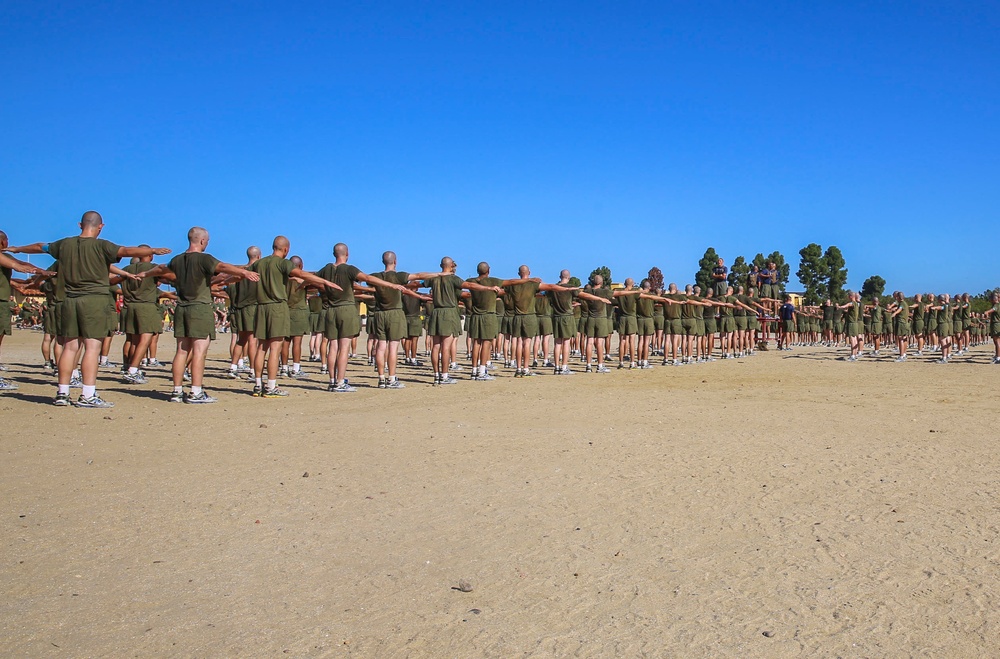 Endurance is tested for the recruits of Mike Company