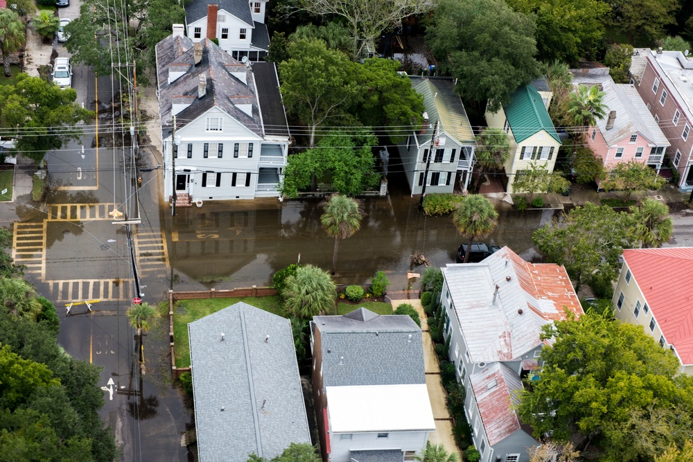 Coast Guard overflight for Charleston flooding