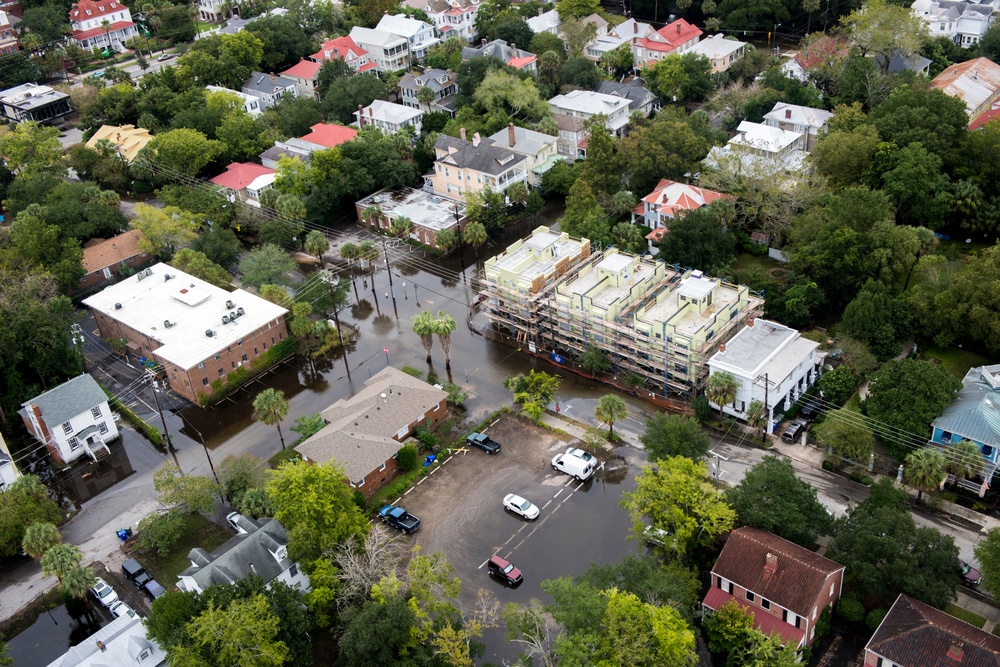 Coast Guard overflight for Charleston flooding