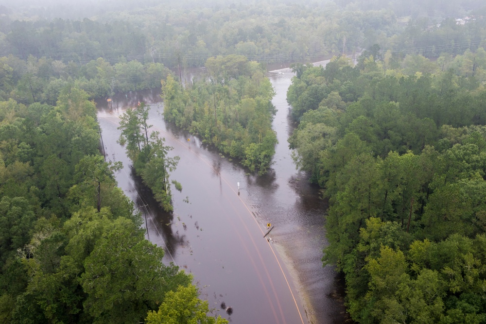 Coast Guard overflight for Charleston flooding