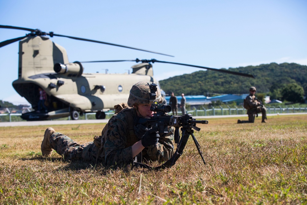 Any clime and place; Marines take to the sky during KMEP 15-12