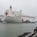 USNS Comfort (T-AH-20) prepares to depart Naval Station Norfolk