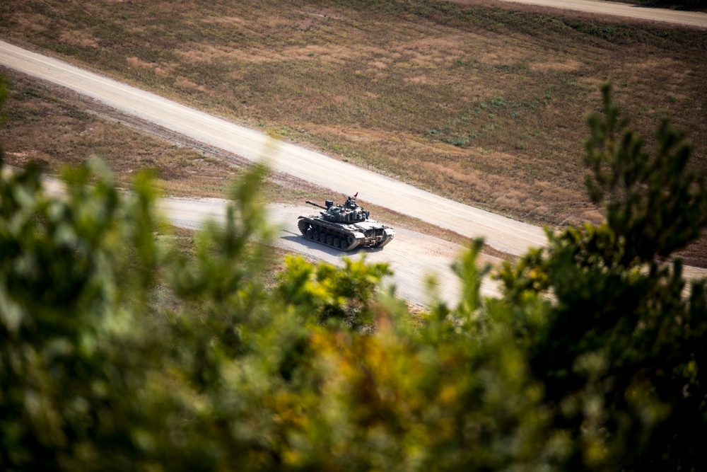 The Kings of Battle participate in KMEP 15-12