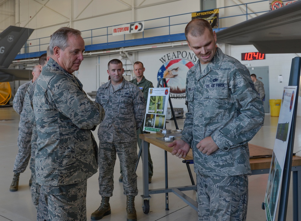 CSAF, CMSAF visit 33rd Fighter Wing