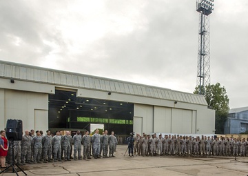 Defense Secretary visits U.S. service members in Spain