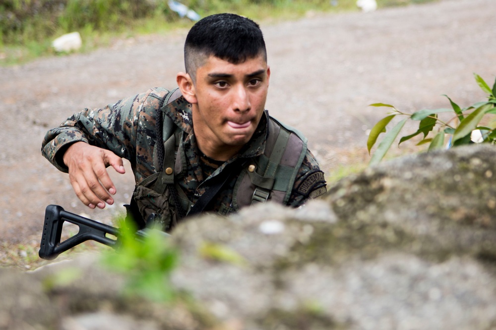 US Marines teach tactics to Guatemalan forces