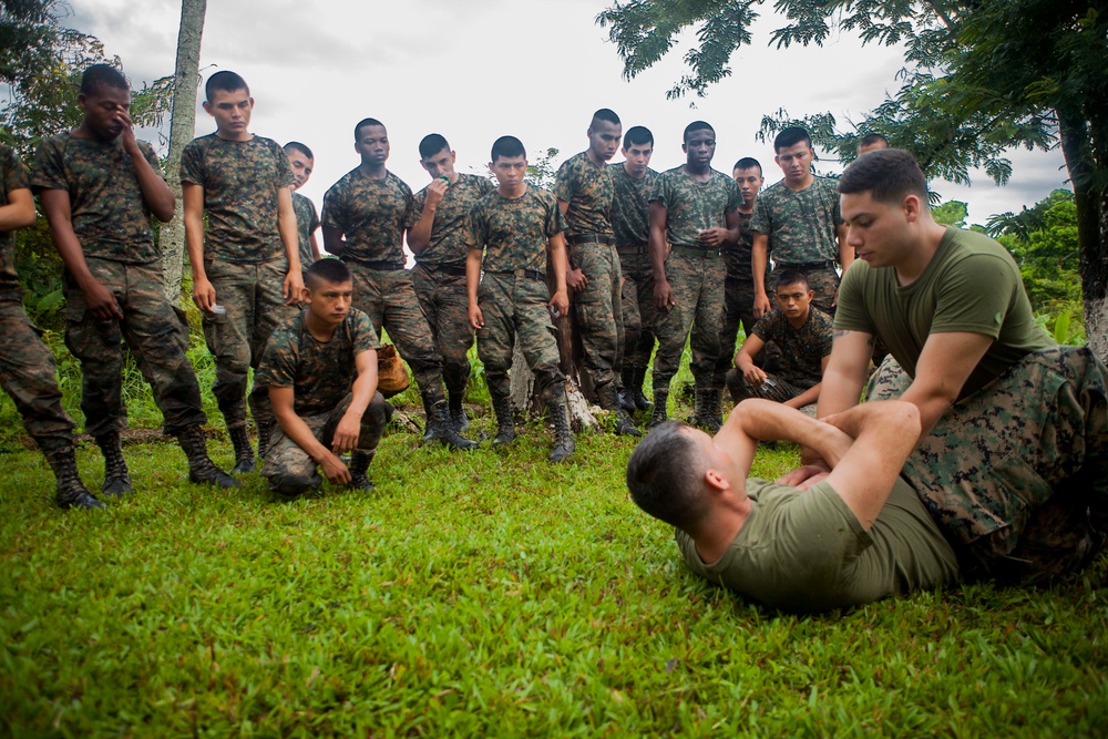 US Marines teach tactics to Guatemalan forces