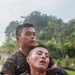 U.S. Marines with SCT-Guatemala, SPMAGTF-SC, lead the Brigada de Infanteria Marina in physical training