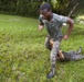 U.S. Marines with SCT-Guatemala, SPMAGTF-SC, lead the Brigada de Infanteria Marina in physical training