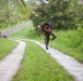 U.S. Marines with SCT-Guatemala, SPMAGTF-SC, lead the Brigada de Infanteria Marina in physical training