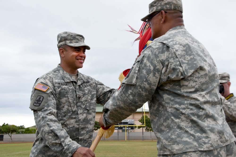 29th Infantry Brigade Combat Team change of command ceremony