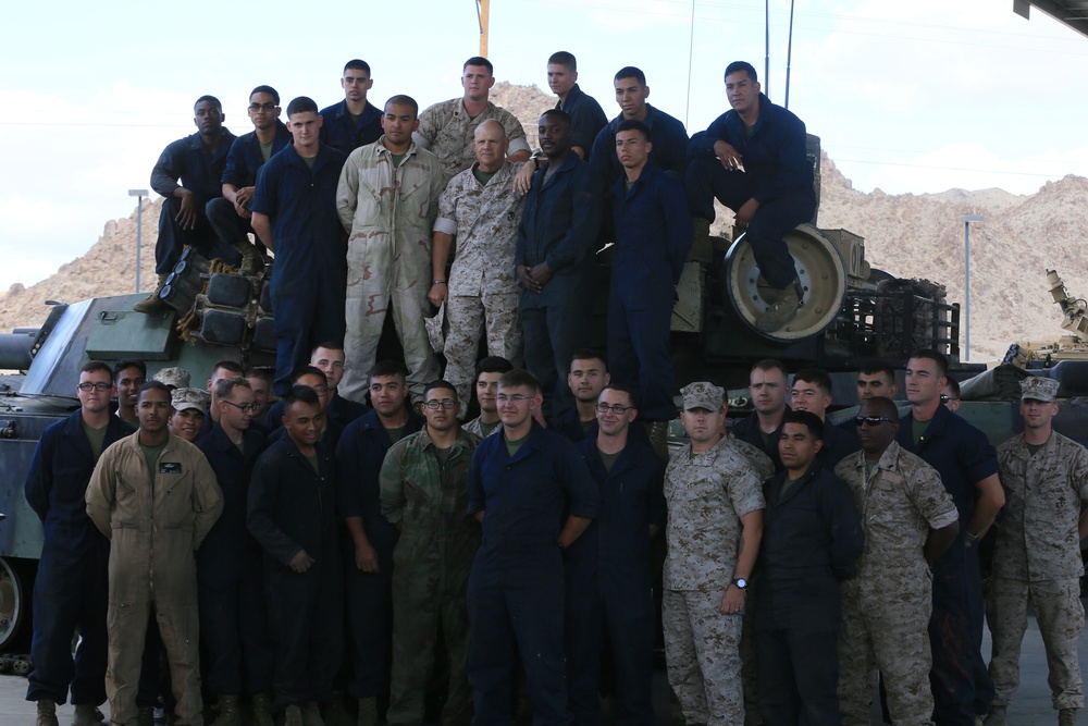 Commandant of the Marine Corps visits Combat Center