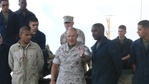 Image 19: Commandant visits Combat Center