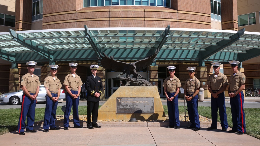 Marines, Sailors visit Palo Alto VA Hospital during San Francisco Fleet Week 2015