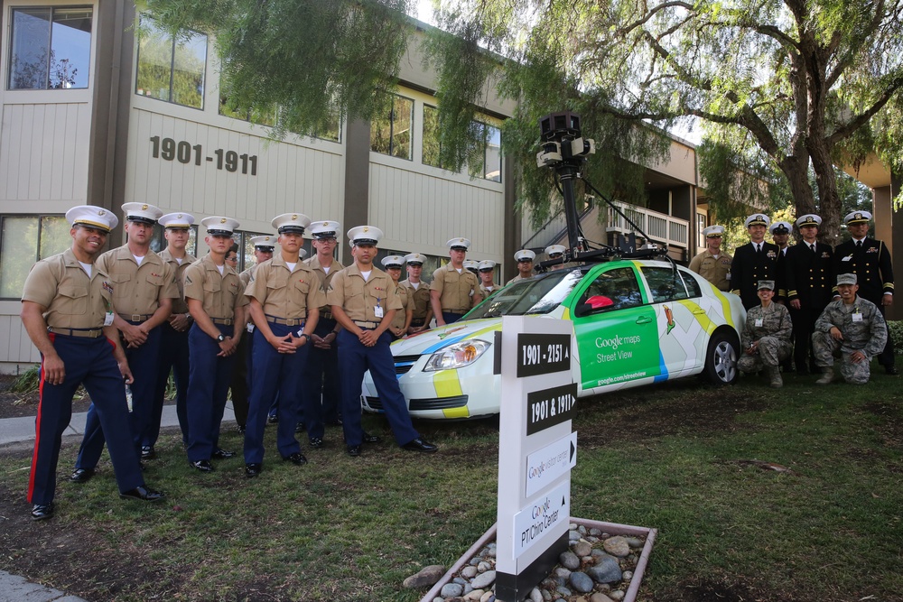 Marines tour Googleplex during San Francisco Fleet Week 2015