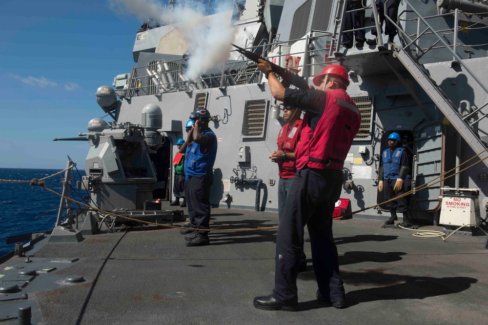 USS Donald Cook replenishment at sea