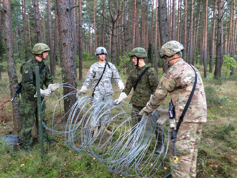 US, Lithuanian engineers compete for 'Best Sapper' title