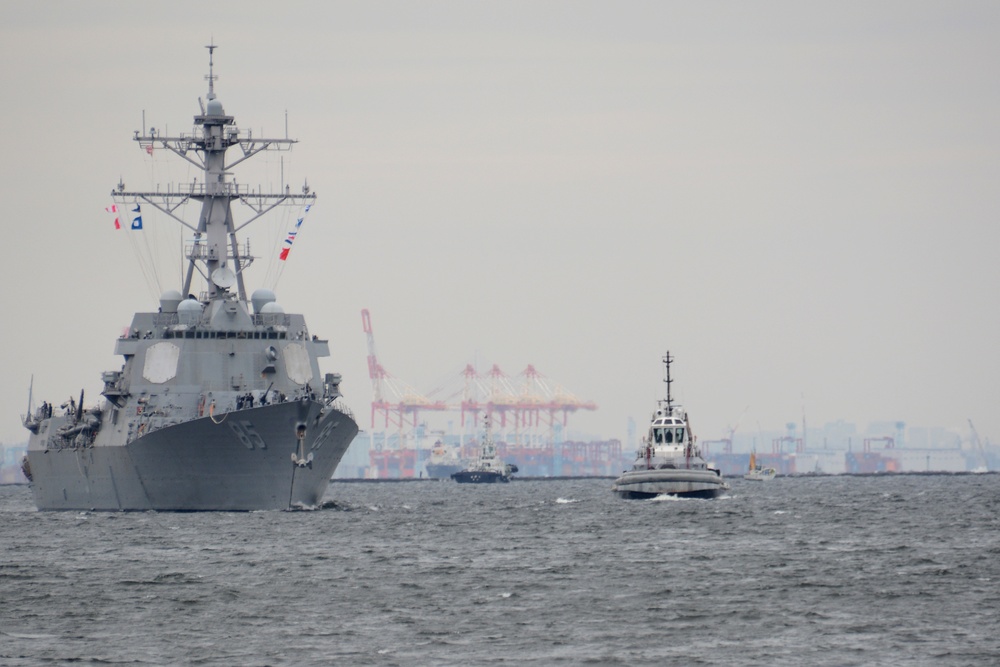 USS McCampbell operations