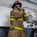 USS Ronald Reagan in-port emergency team drill