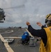Seahawk lands aboard USS The Sullivans