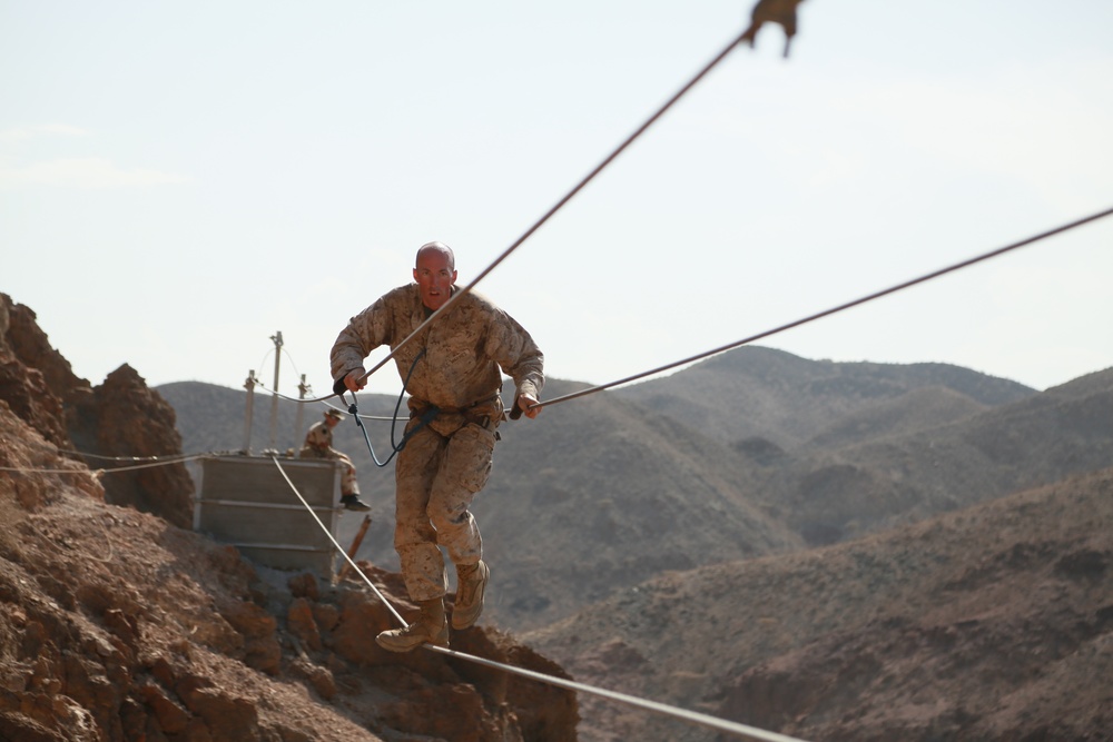 Walking the tightrope: U.S. Marines, French balance on obstacles