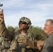 Lt. Gen. Williamson and Frank Kendall visit Fort Bliss during NIE 16.1